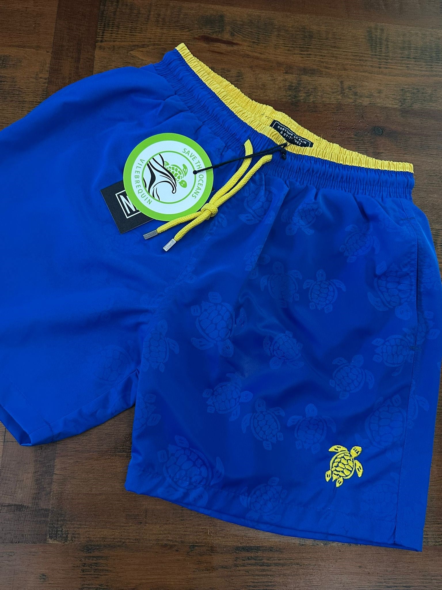 Water Reactive Ronde des Tortues Şort Mayo