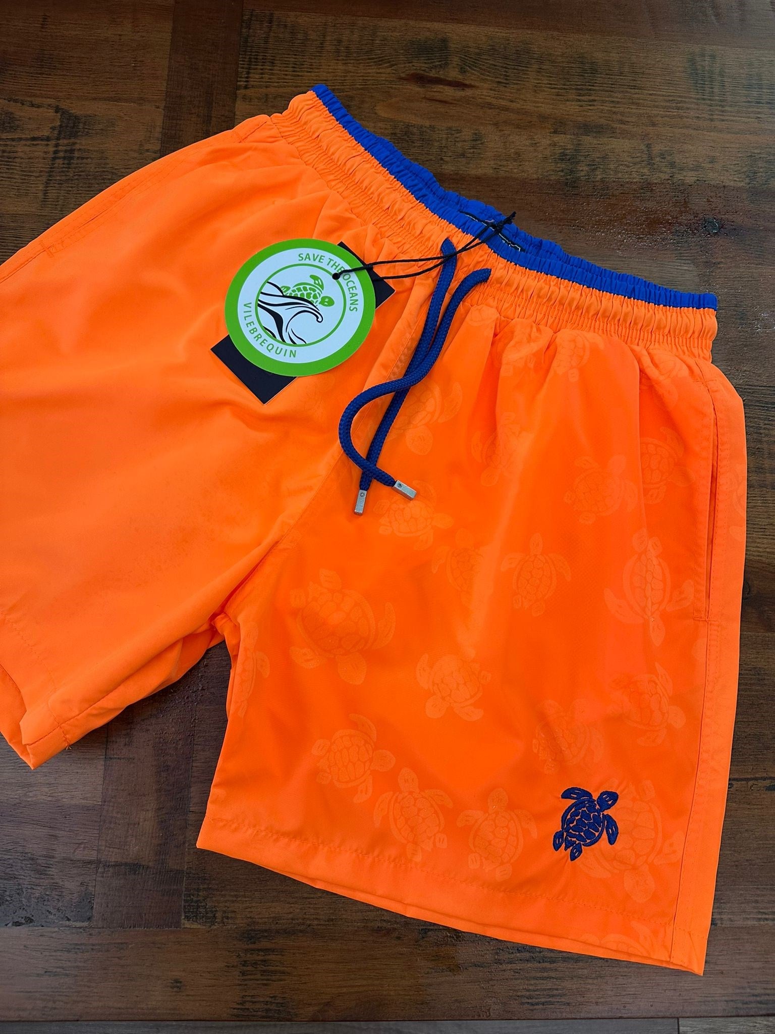 Water Reactive Ronde des Tortues Şort Mayo