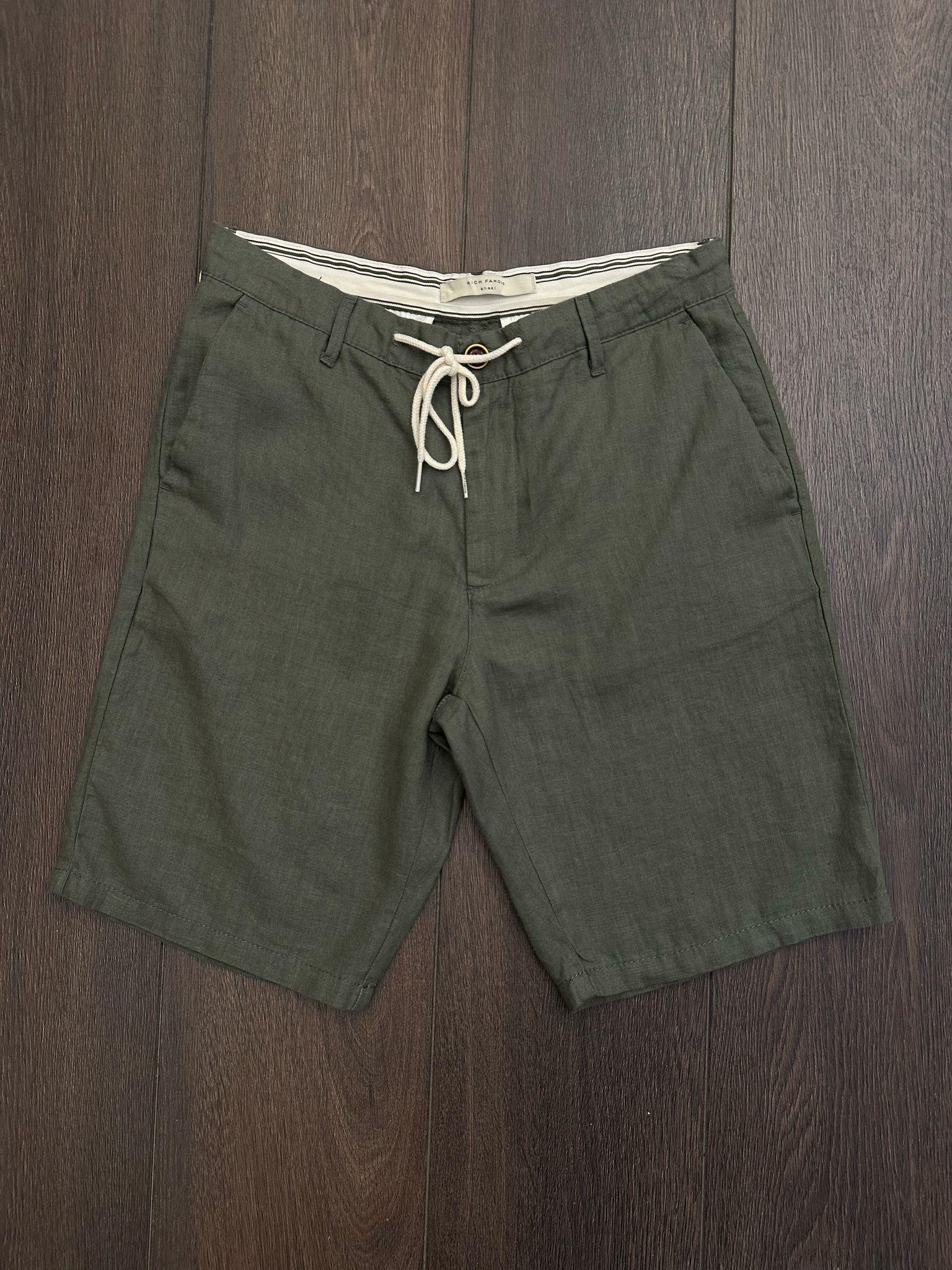 Linen Kumaş %100 Keten Şort