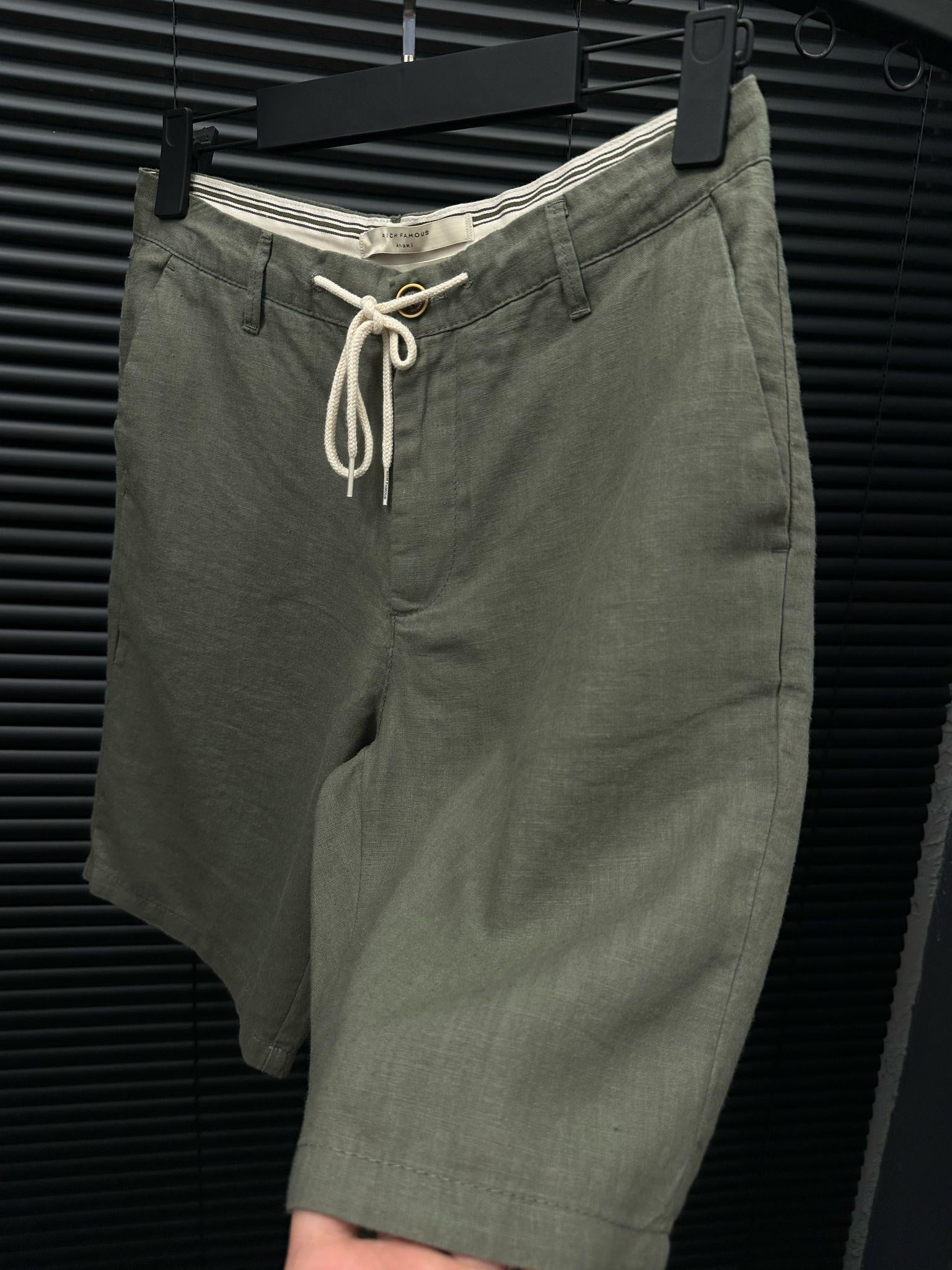 Linen Kumaş %100 Keten Şort