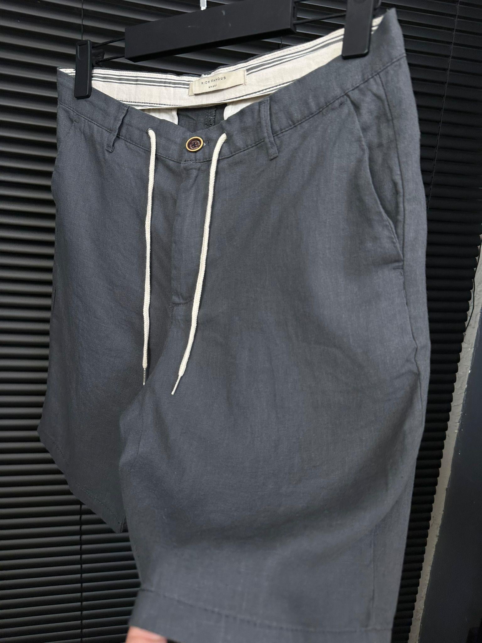 Linen Kumaş %100 Keten Şort