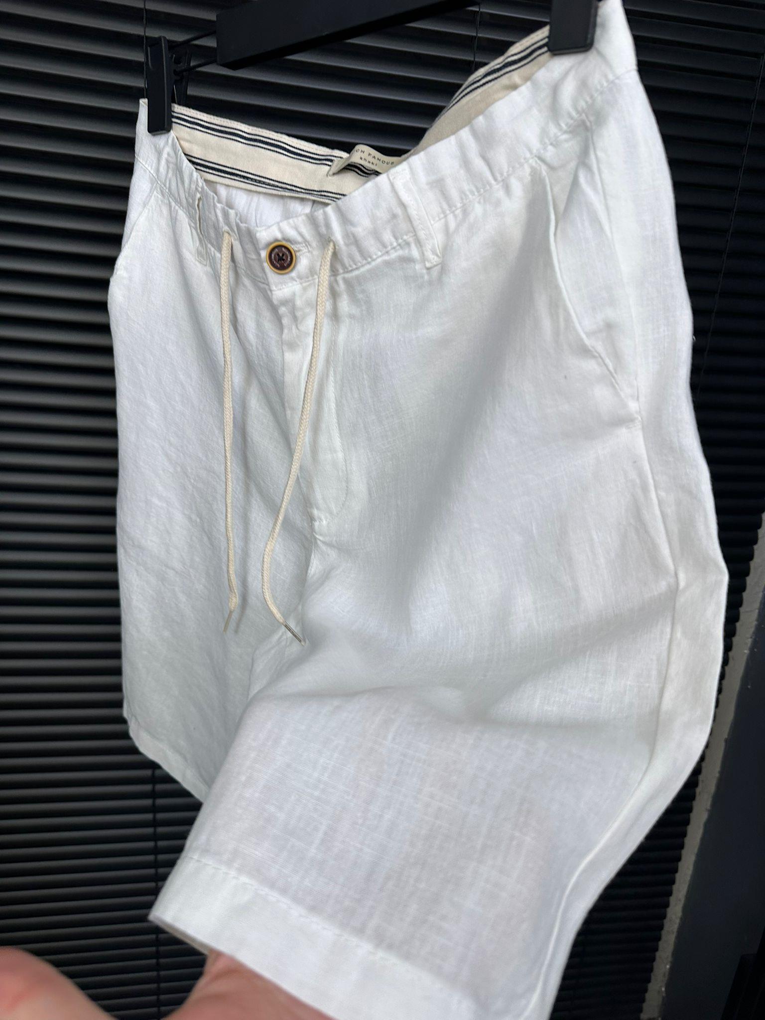 Linen Kumaş %100 Keten Şort