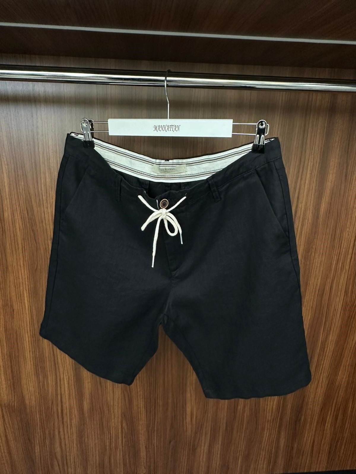 Linen Kumaş %100 Keten Şort