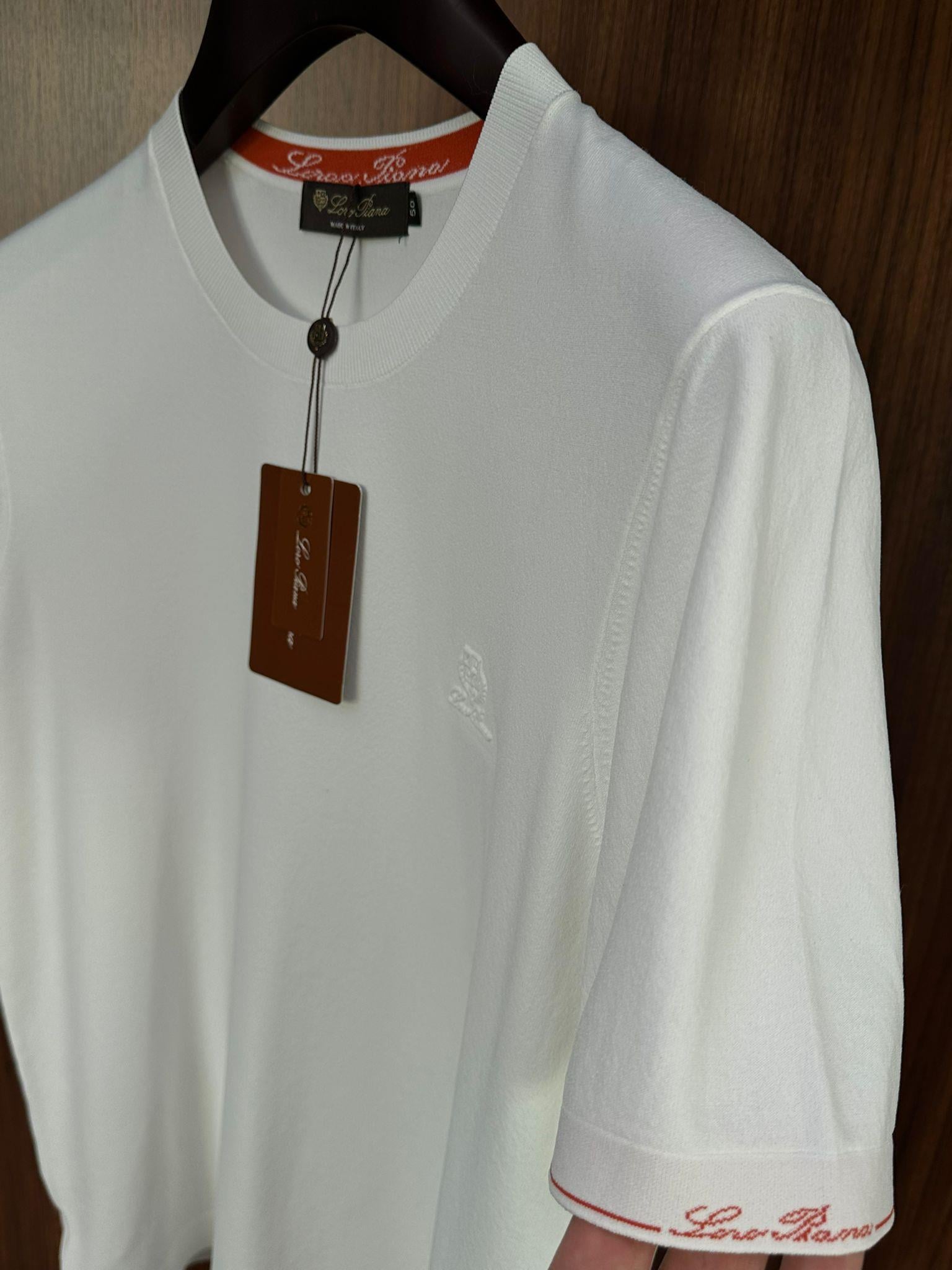 Göğüs Kabartma Logolu Triko T-Shirt