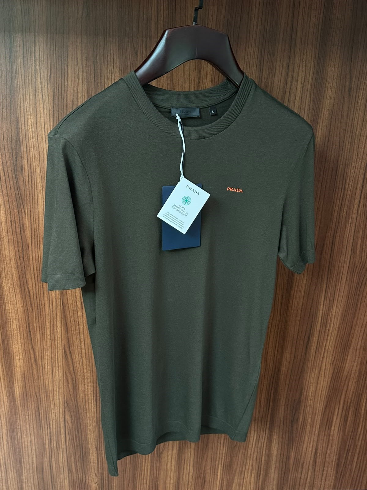 Nakış Logolu Kaşmir Kumaş T-Shirt