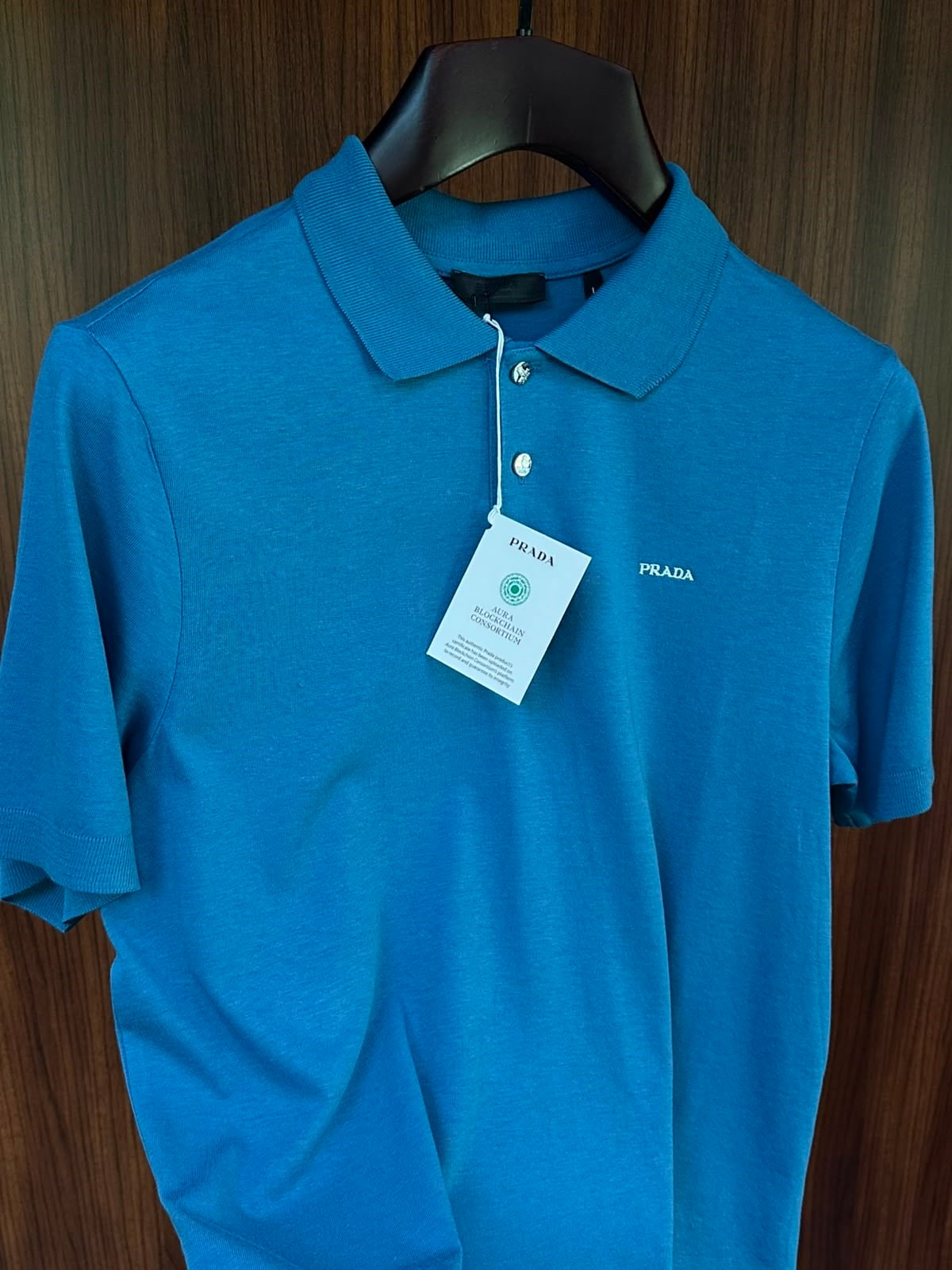 Nakış Logolu Kaşmir Kumaş Yakalı T-Shirt
