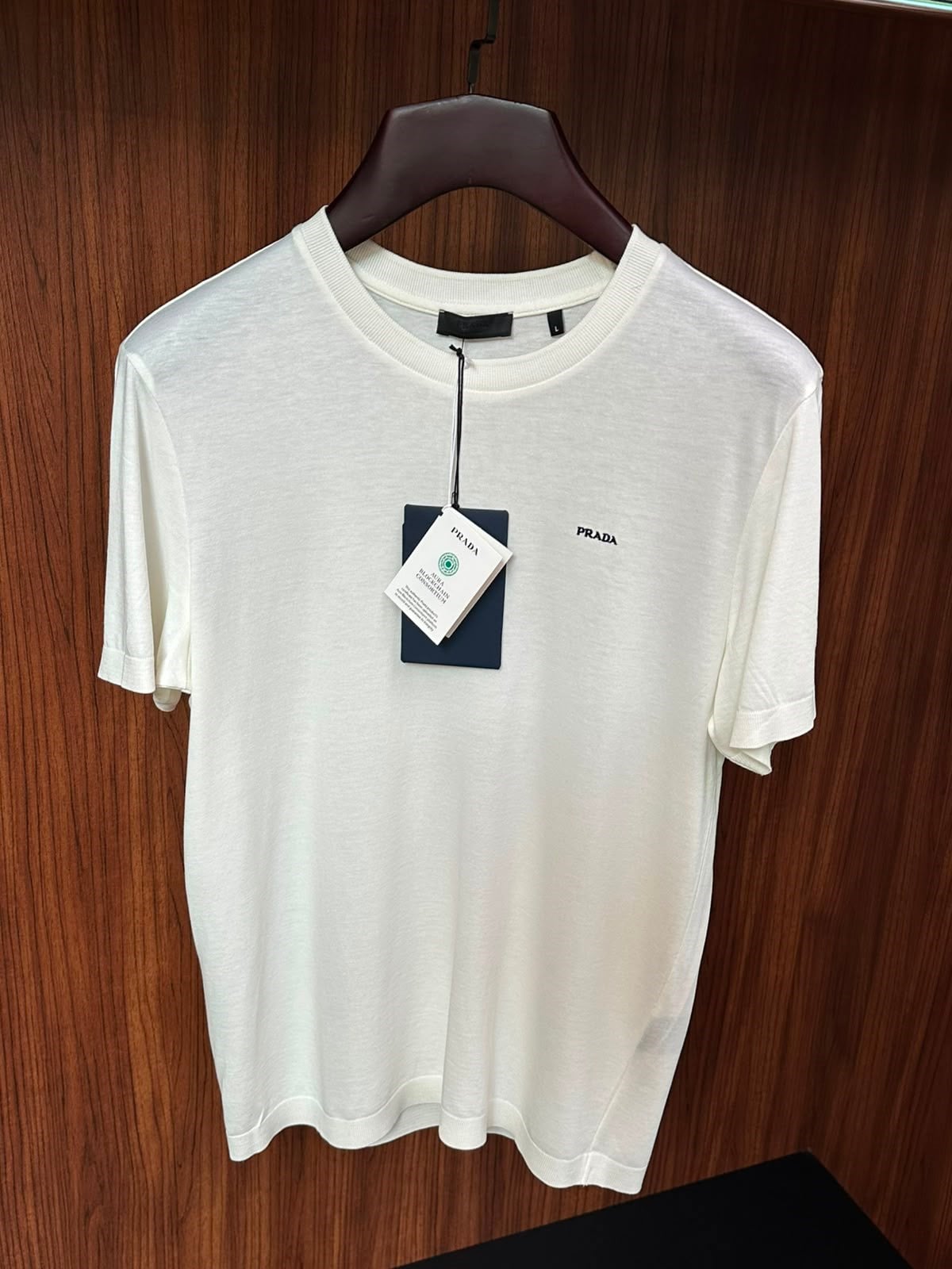 Nakış Logolu Kaşmir Kumaş T-Shirt