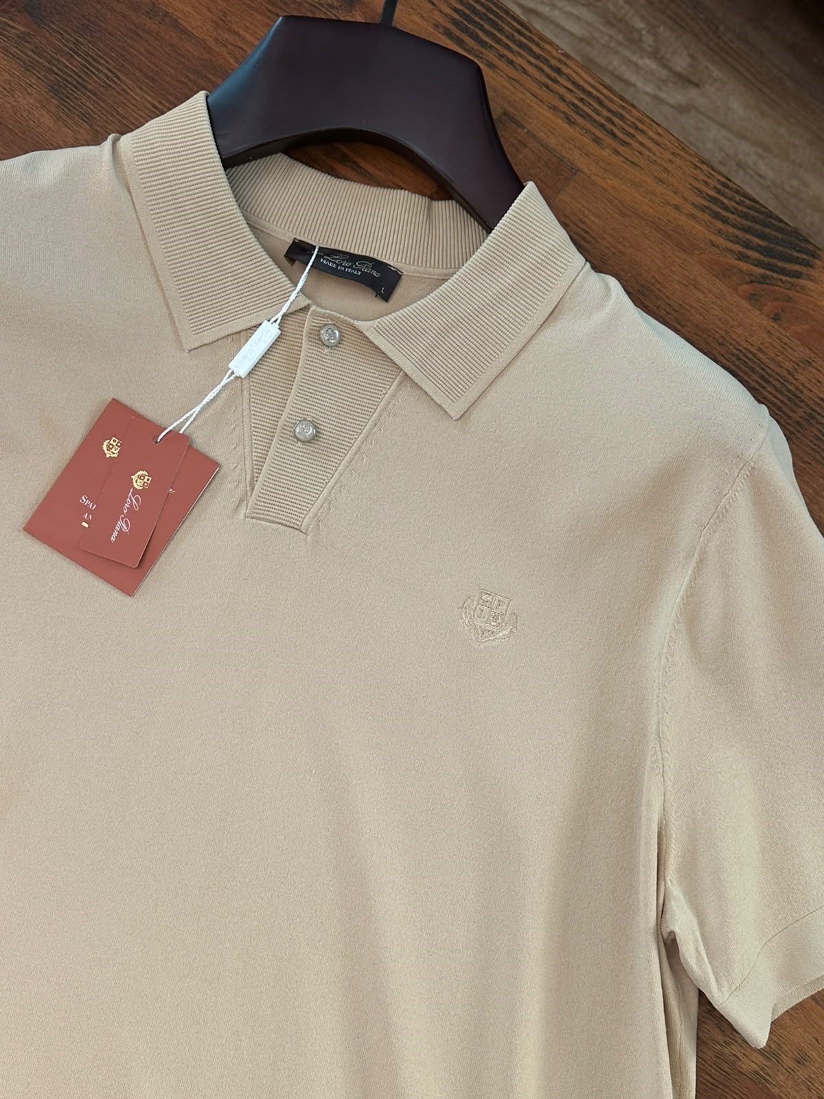 Nakış Logolu Yakalı Triko T-Shirt