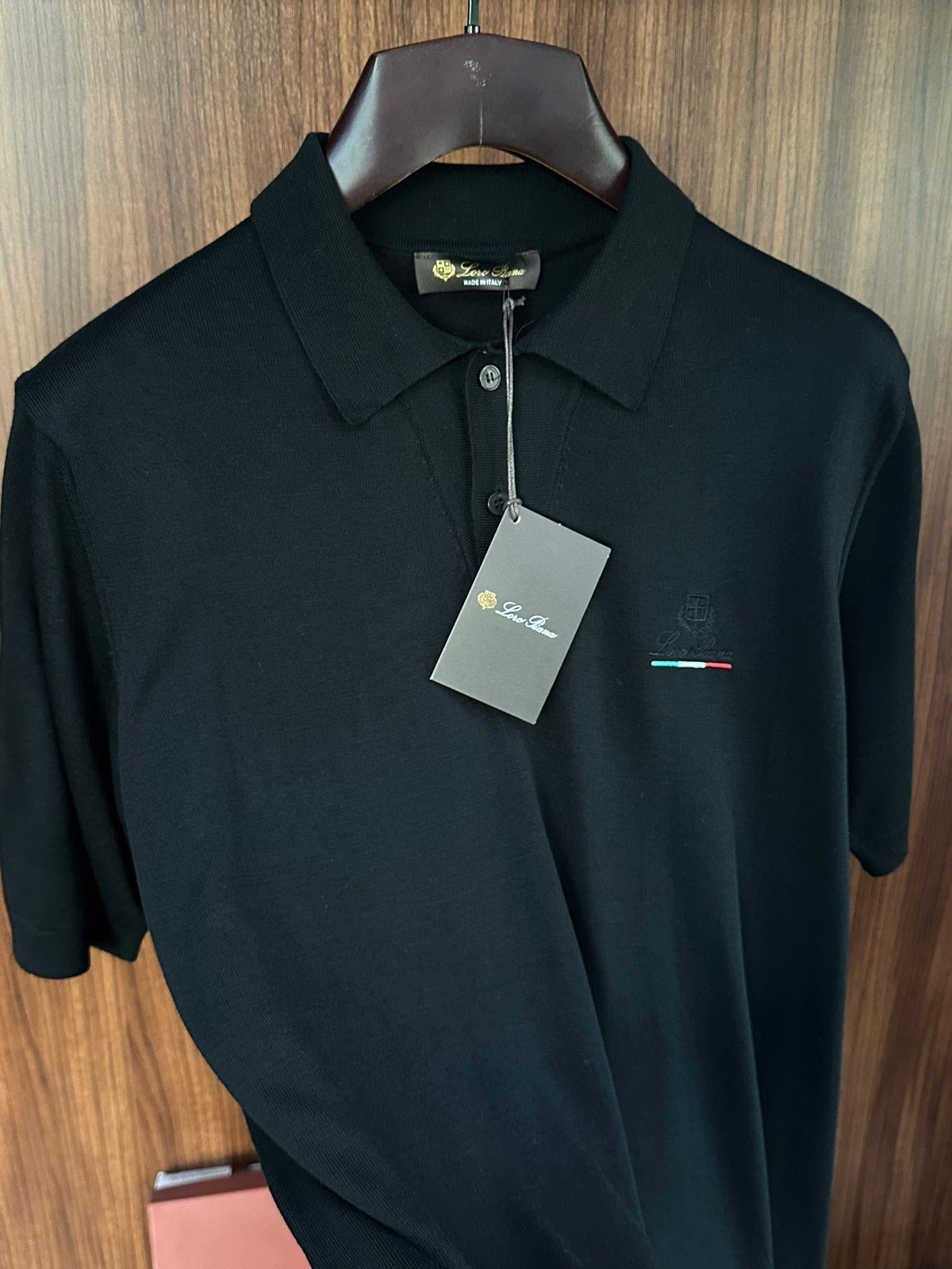 Nakış Logolu Yakalı Triko T-Shirt