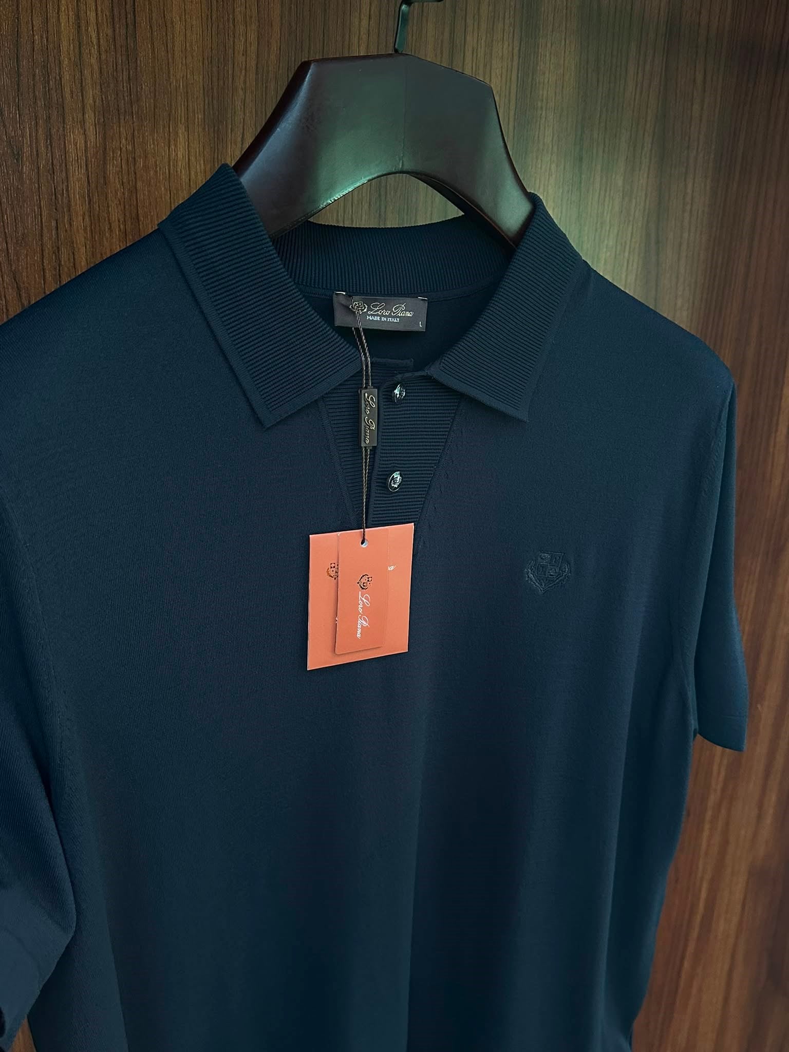 Nakış Logolu Yakalı Triko T-Shirt