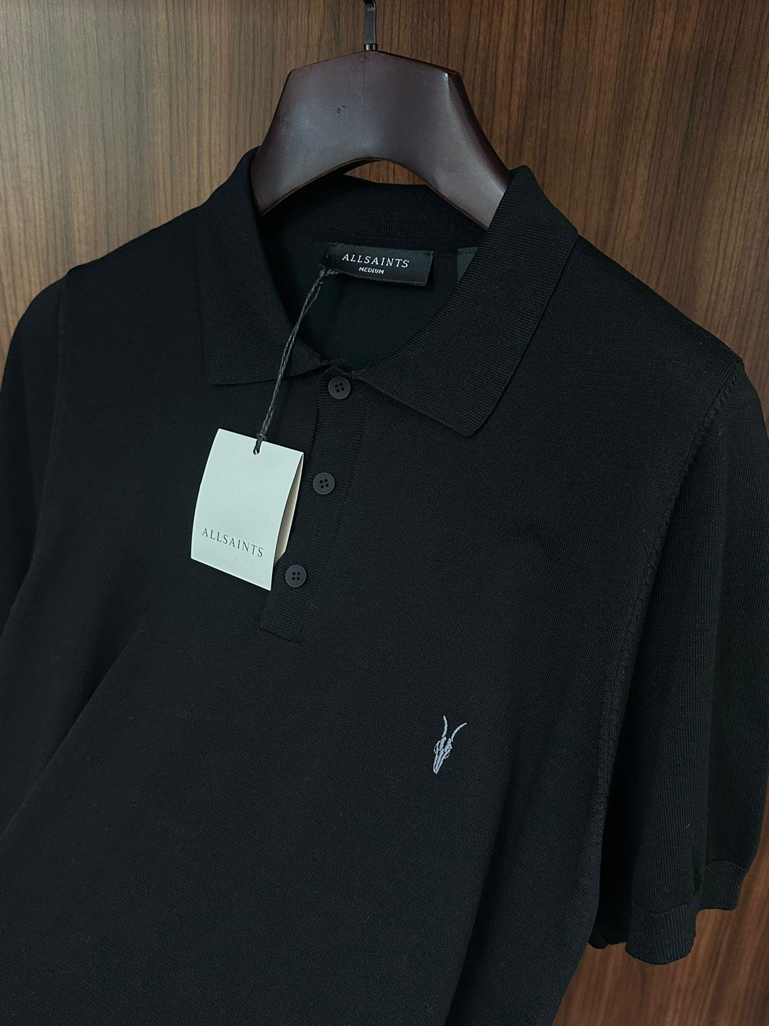 Nakış Logolu Yakalı Triko T-Shirt