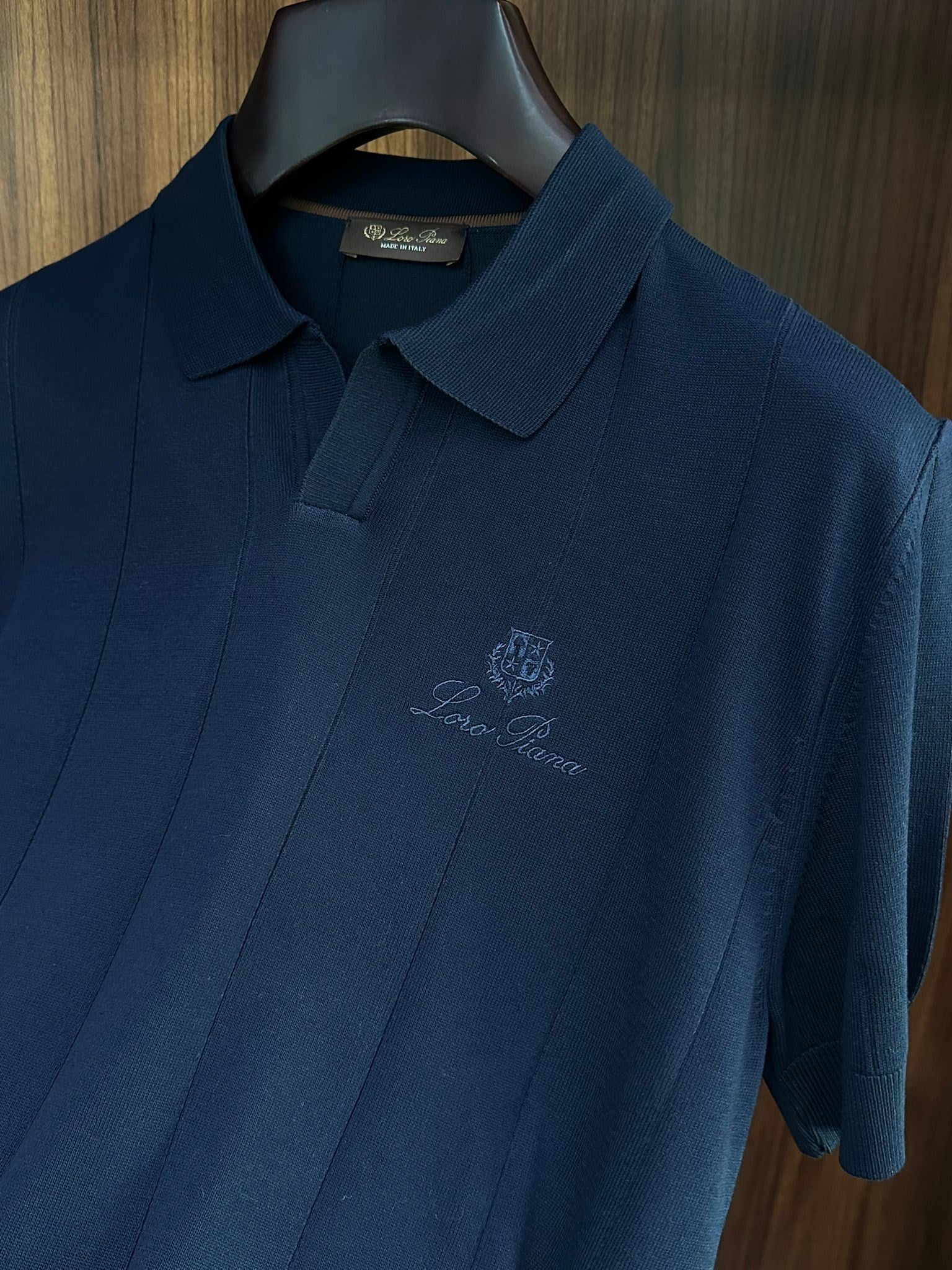 Nakış Logolu Yakalı Triko T-Shirt
