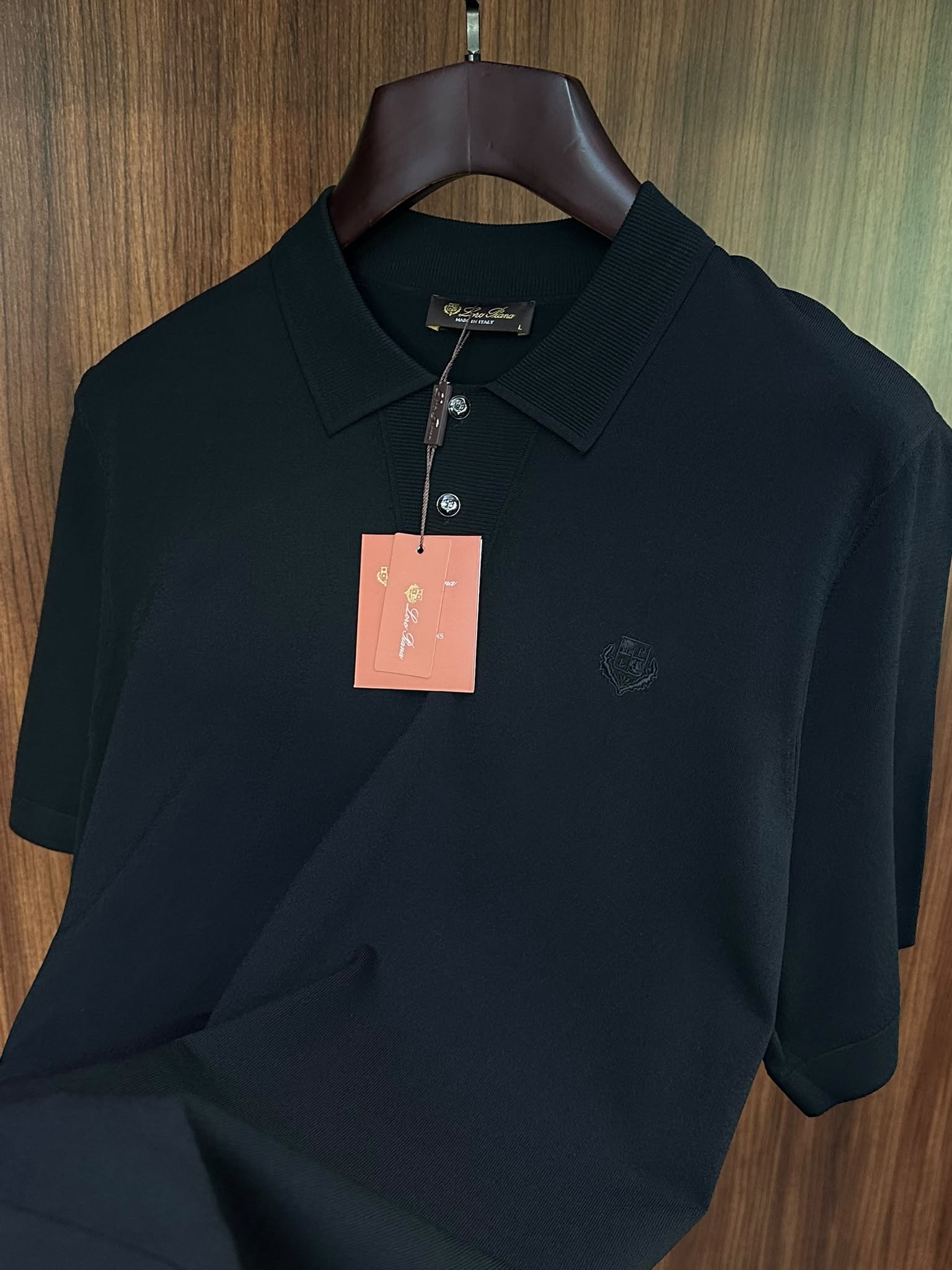 Nakış Logolu Yakalı Triko T-Shirt