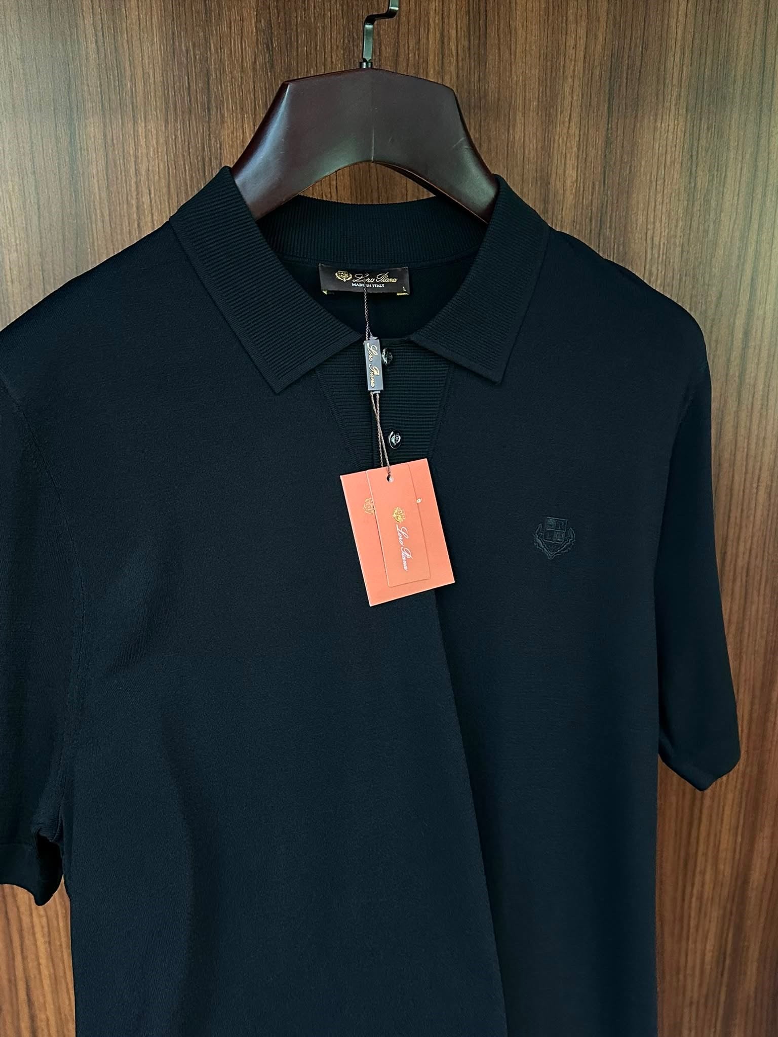Nakış Logolu Yakalı Triko T-Shirt