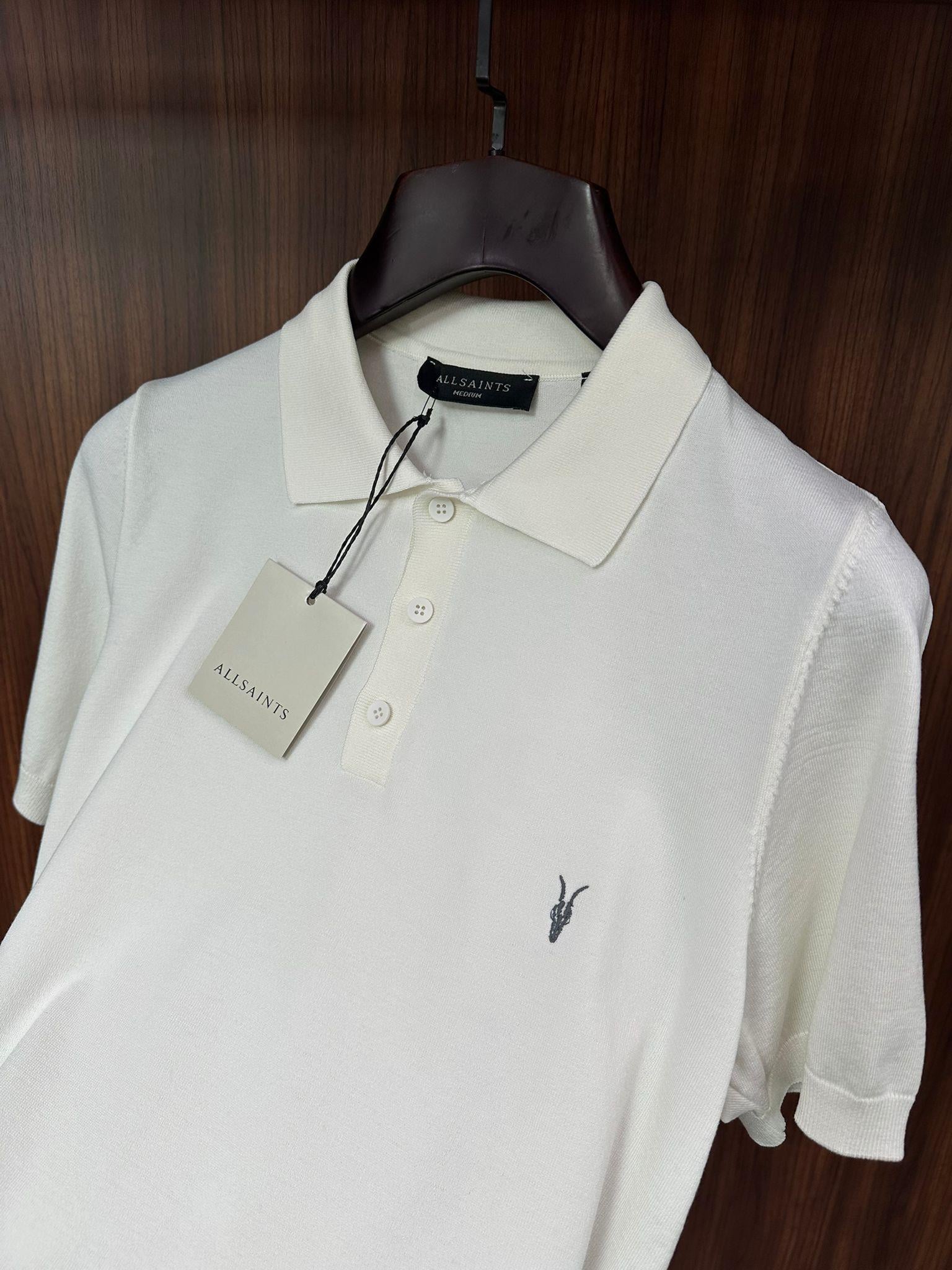 Nakış Logolu Yakalı Triko T-Shirt
