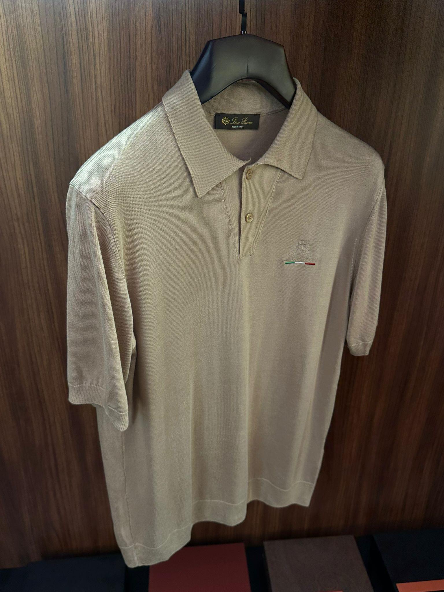 Nakış Logolu Yakalı Triko T-Shirt