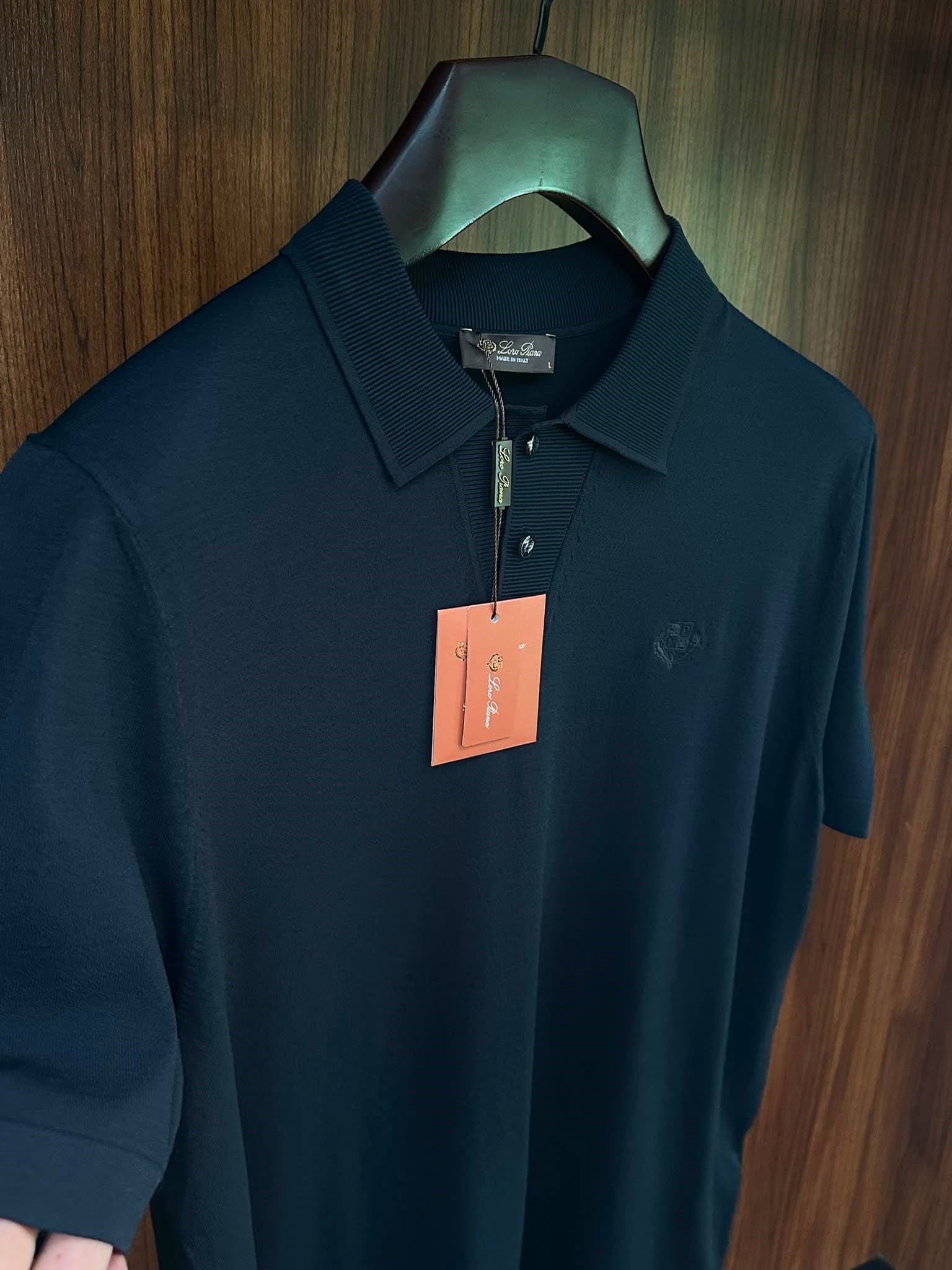 Nakış Logolu Yakalı Triko T-Shirt