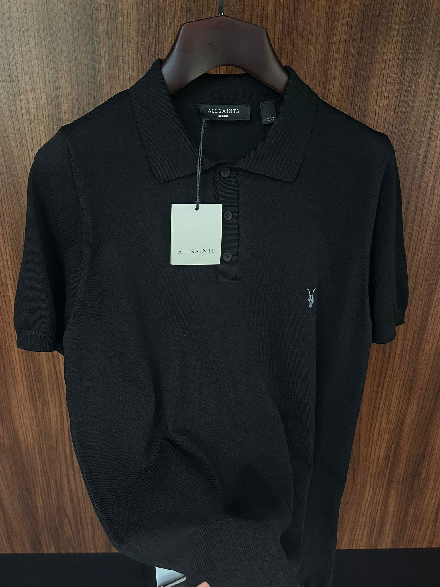 Nakış Logolu Yakalı Triko T-Shirt