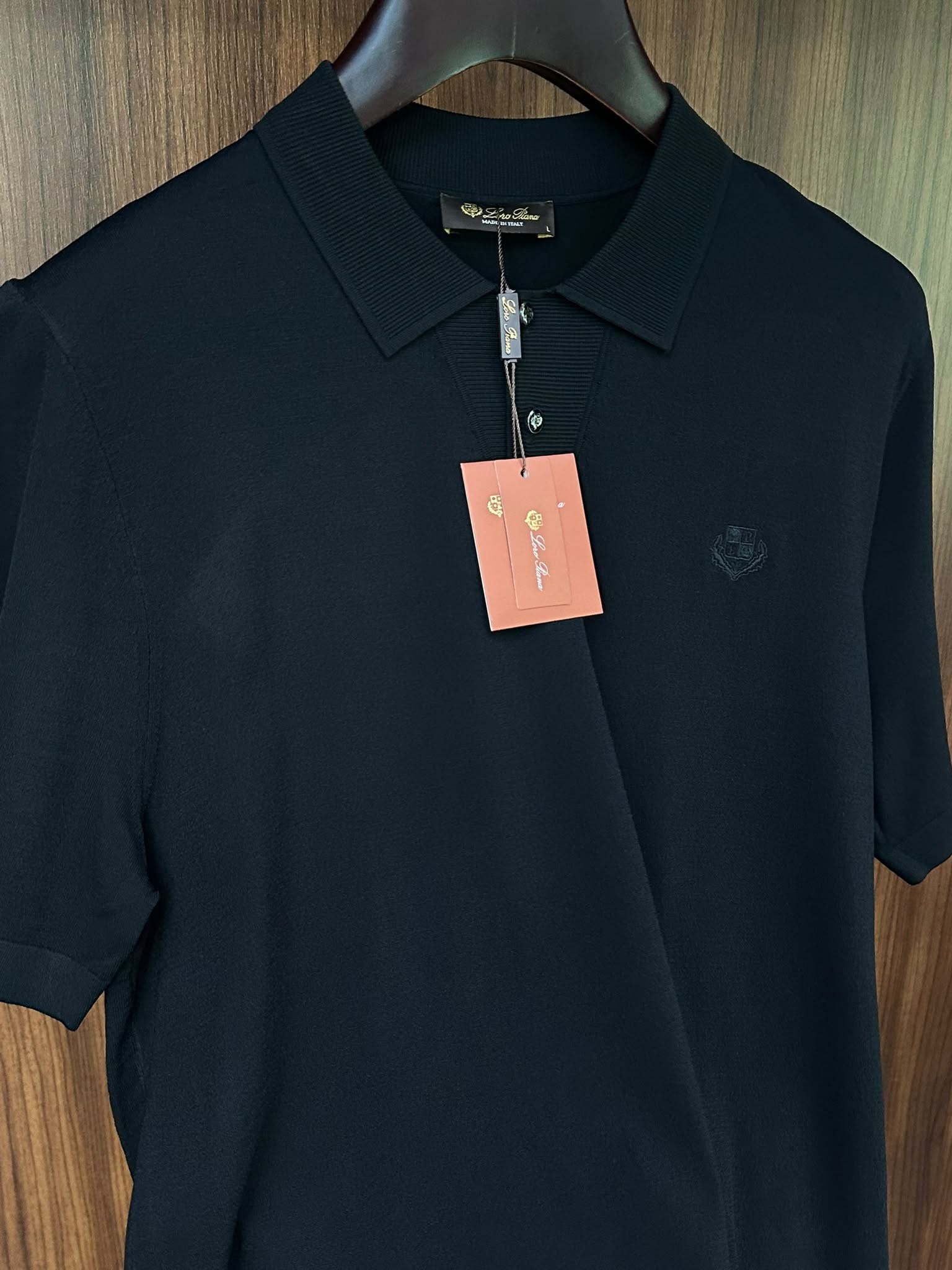 Nakış Logolu Yakalı Triko T-Shirt