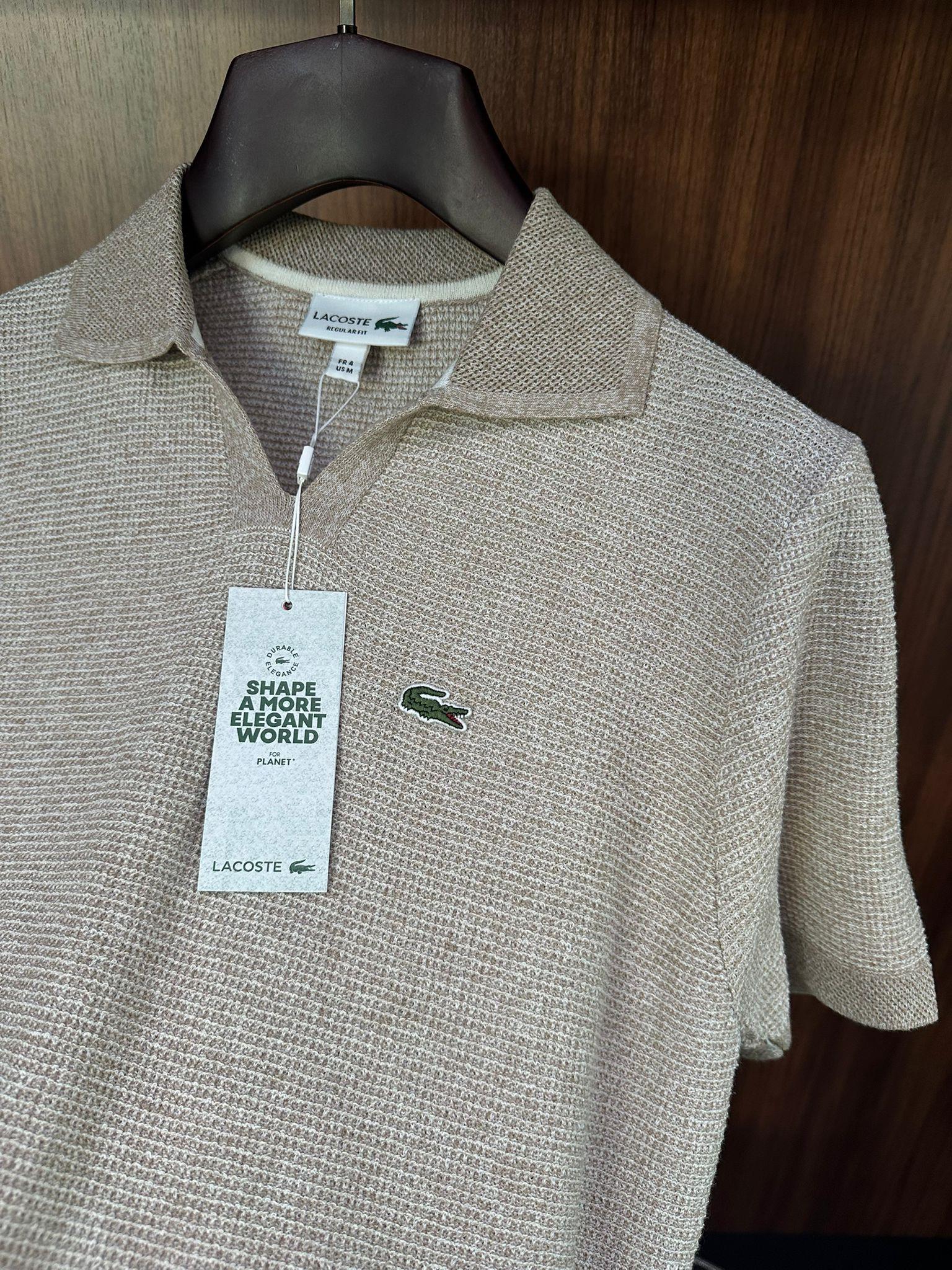 Nakış Marka Logolu Tonaton Yakalı Örme Triko T-Shirt