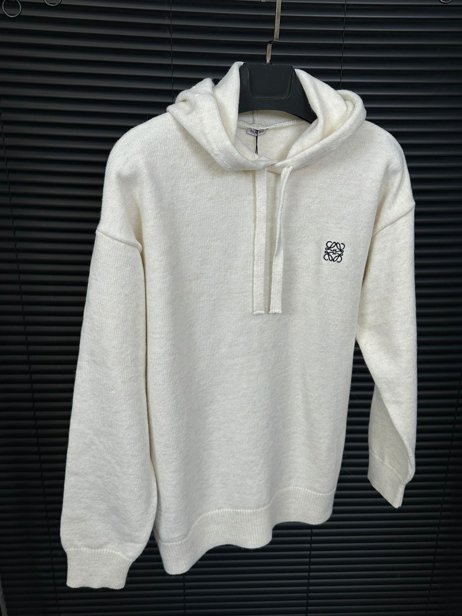 Nakış Logolu Triko Hoodie