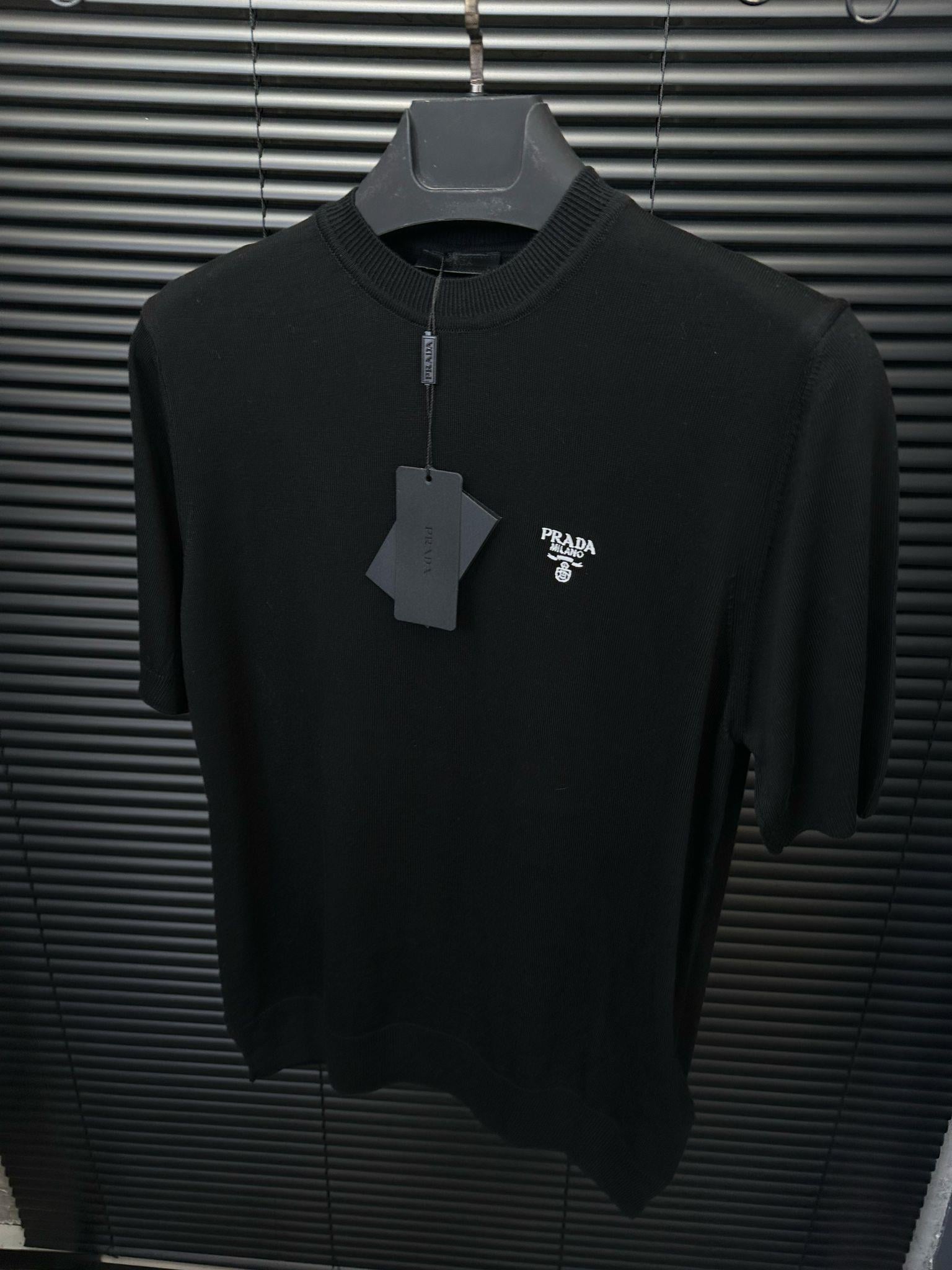 Nakış Logolu Triko T-Shirt