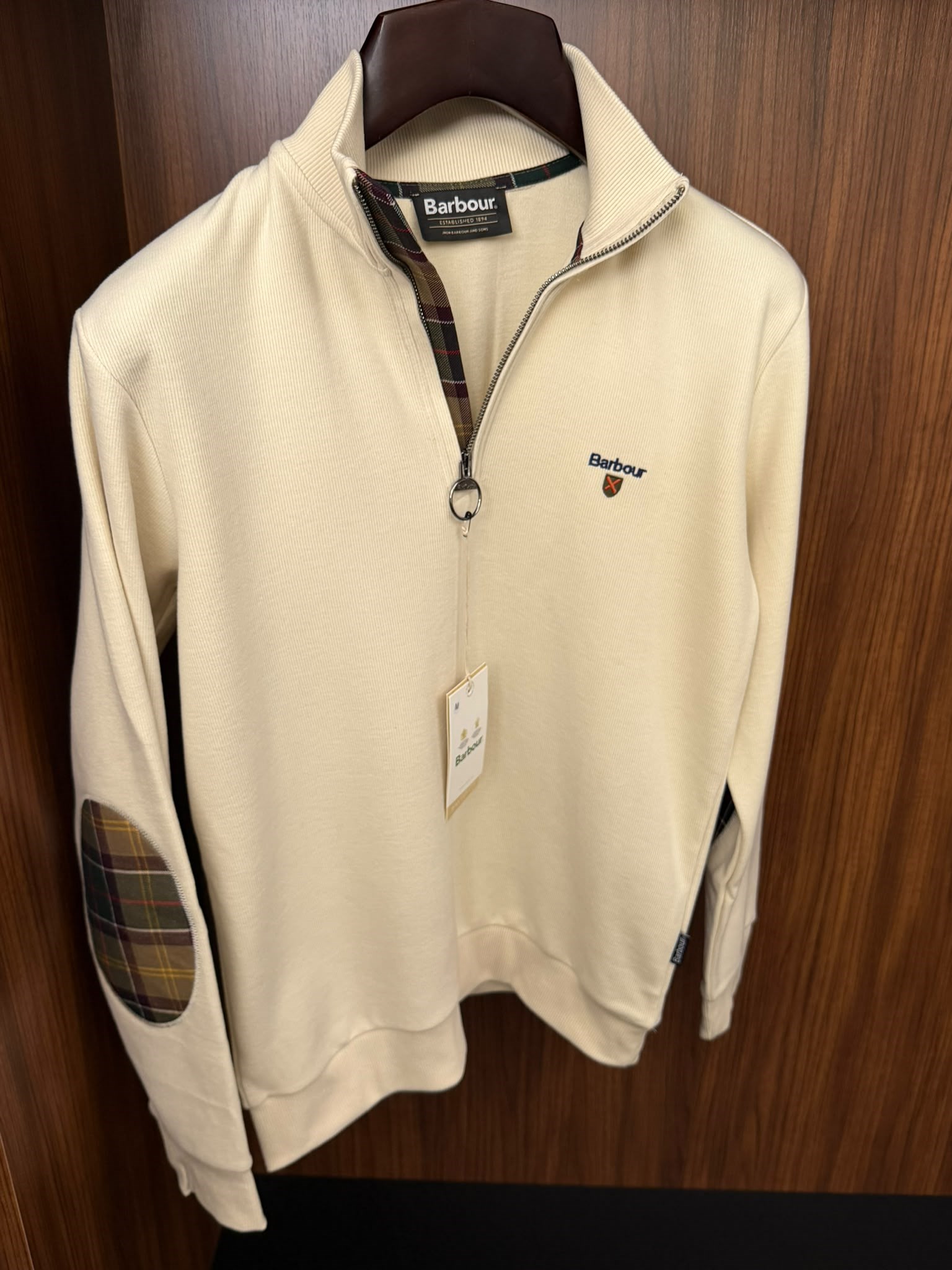 Nakış Logolu Yama Detaylı Yarım Fermuarlı Selanik Sweatshirt