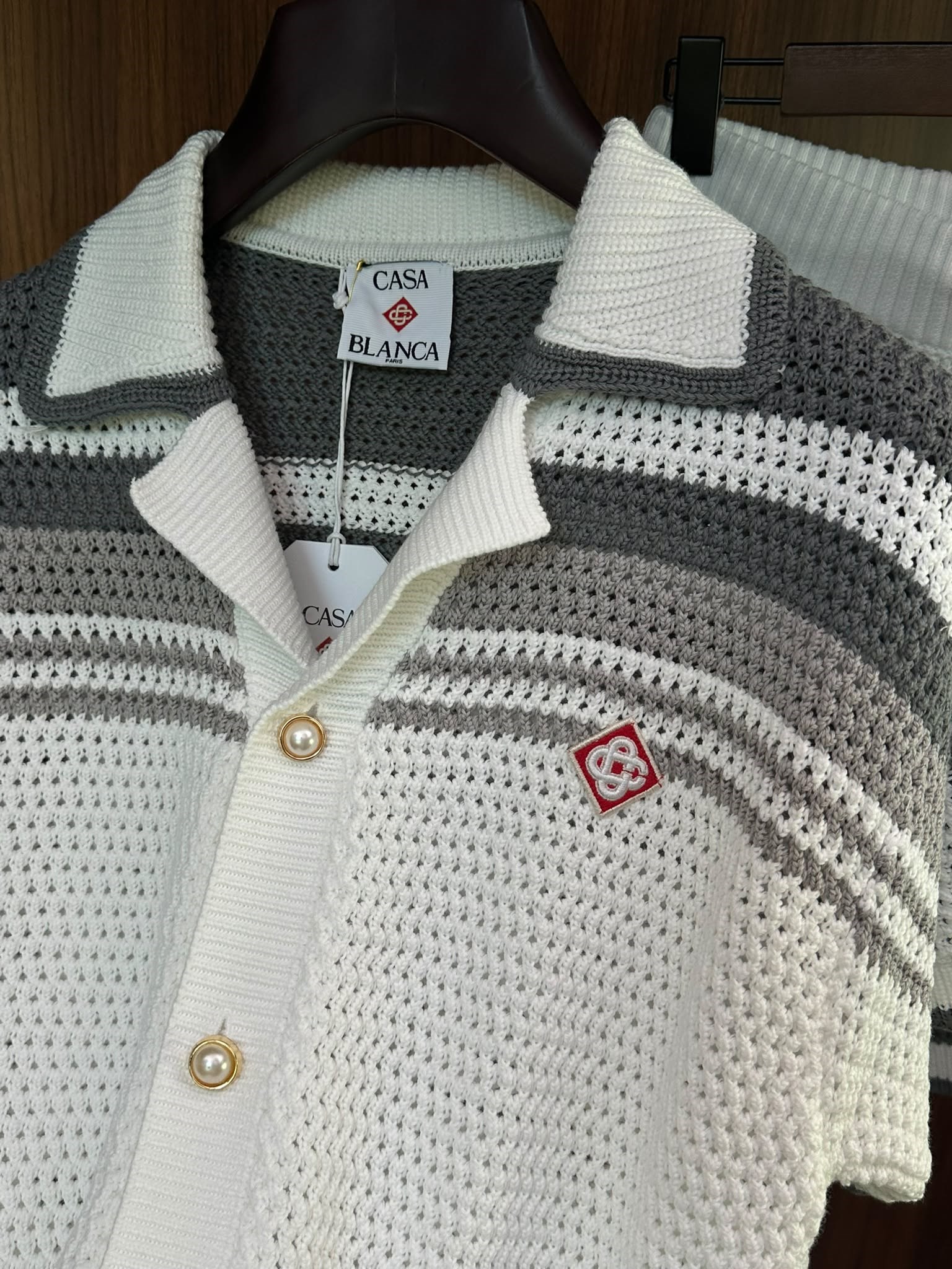 Polo Knit Shorts Suits