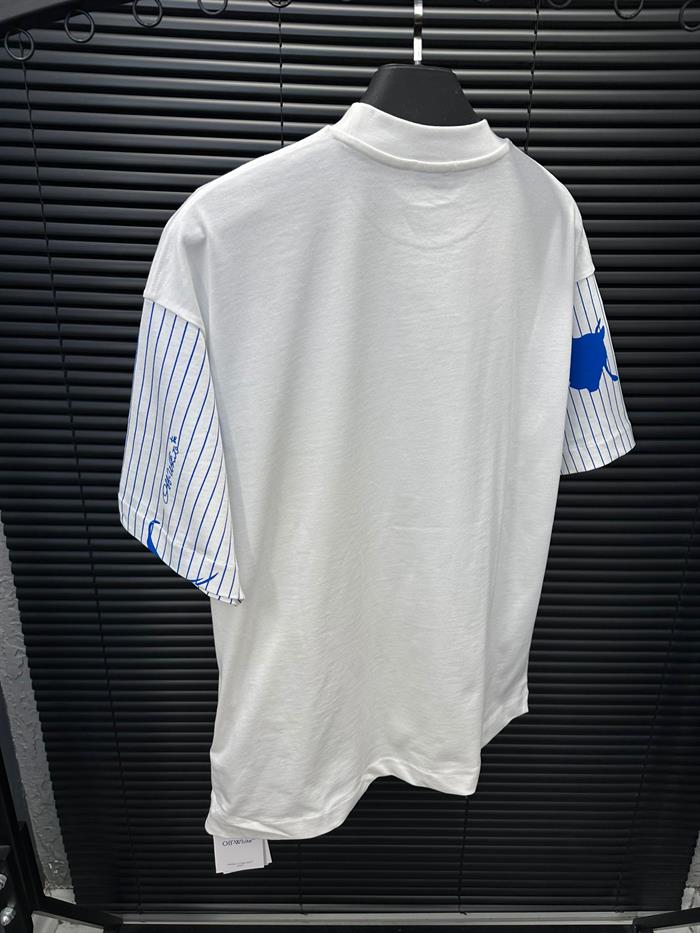 Baseball Jersey Oversize T-Shirt - Beyaz