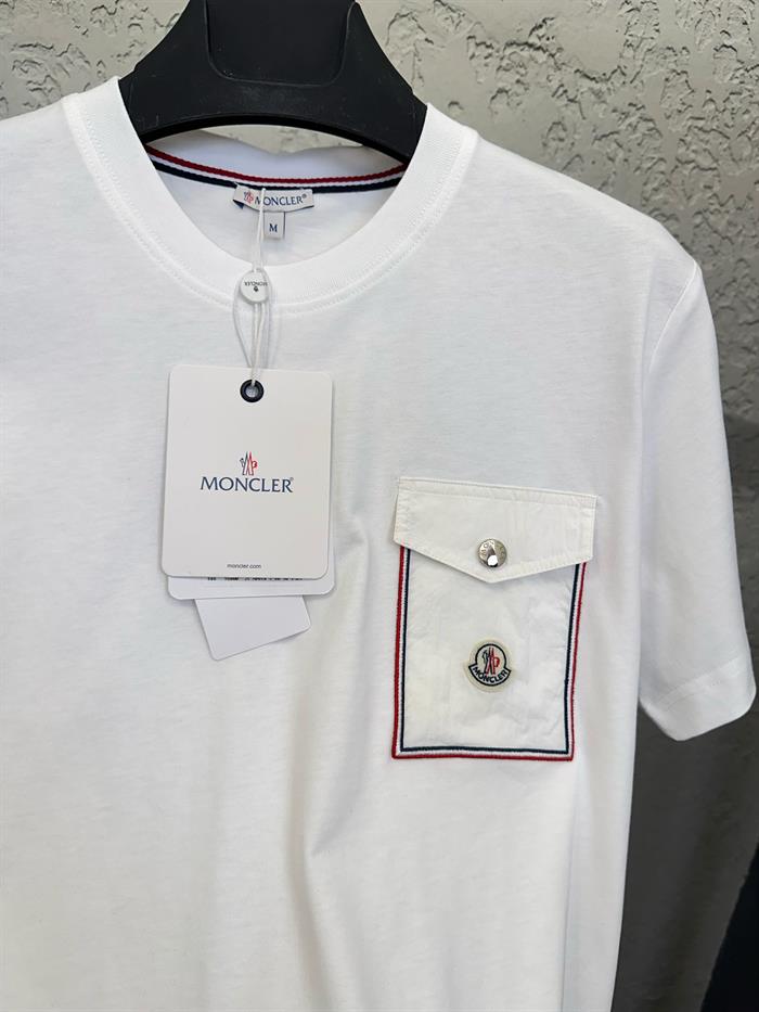 Cep Detaylı Logolu Basic T-Shirt