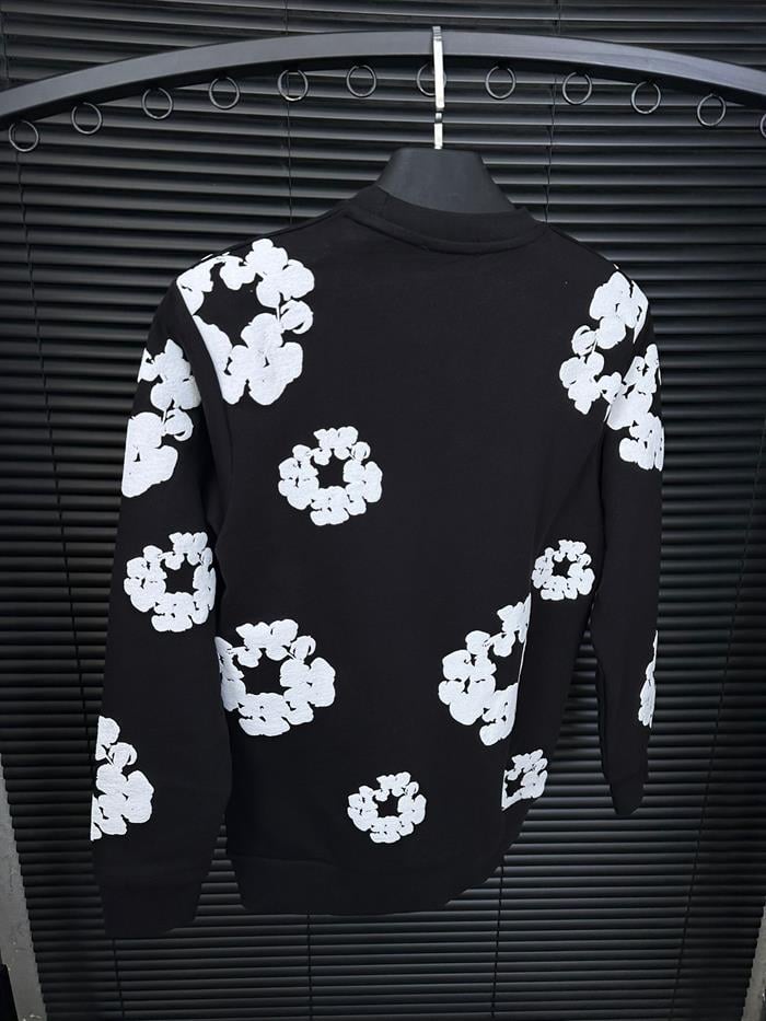 Dijital Baskılı Pamuk Sweatshirt