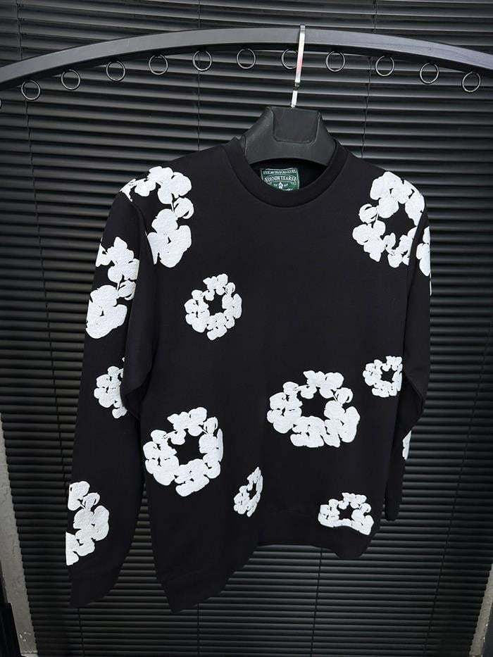 Dijital Baskılı Pamuk Sweatshirt