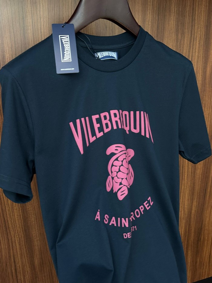Dijital Kaplumbağa Logo Baskılı T-Shirt