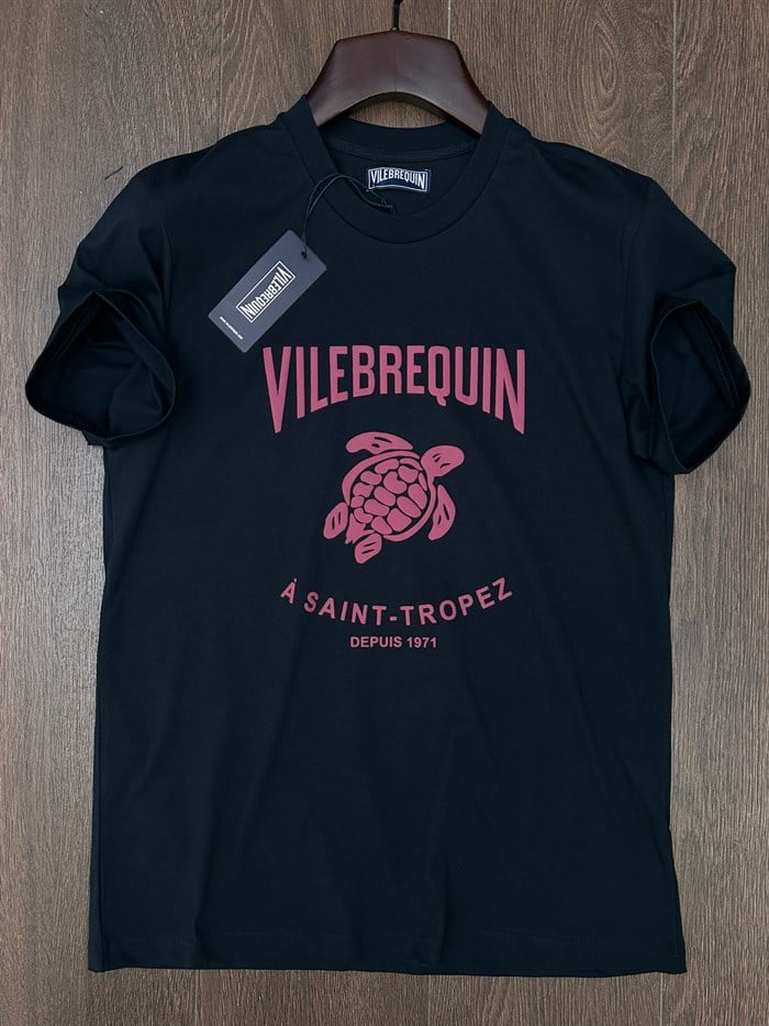 Dijital Kaplumbağa Logo Baskılı T-Shirt
