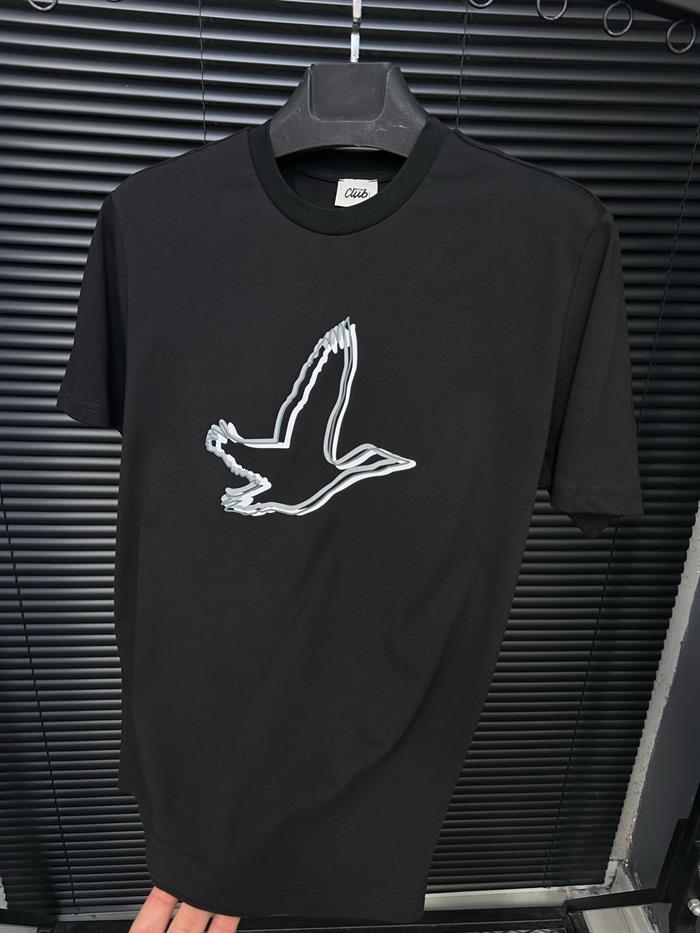 Dijital Logo Baskılı Basic T-Shirt