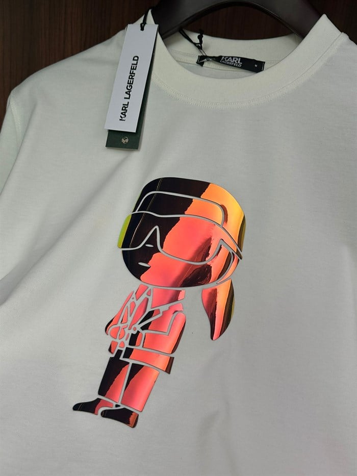 Göğüs Logo Print T-Shirt