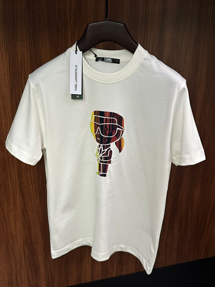 Göğüs Logo Print T-Shirt