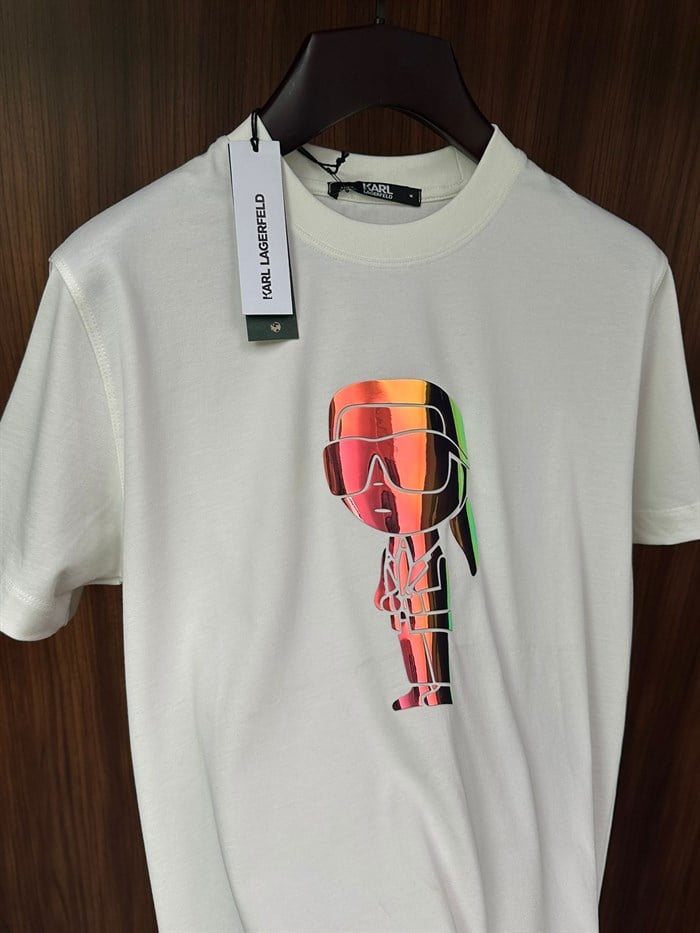 Göğüs Logo Print T-Shirt