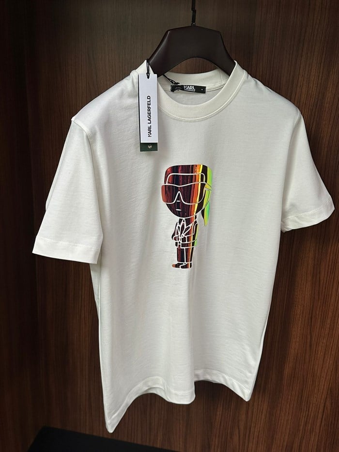 Göğüs Logo Print T-Shirt