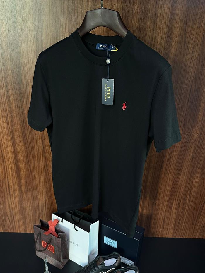 Göğüs Marka Nakış Logolu T-Shirt