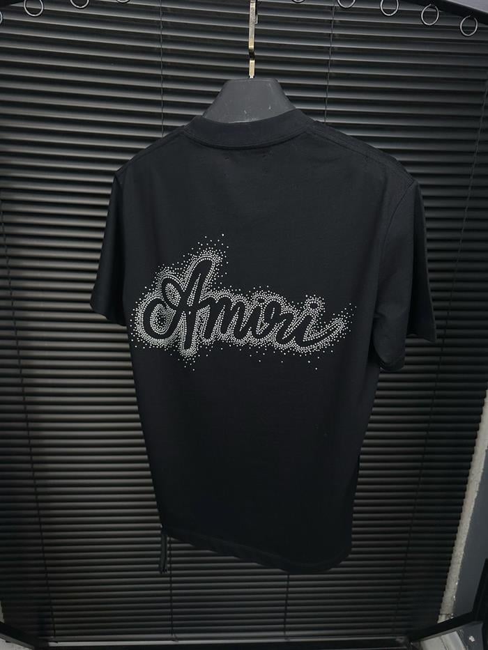Göğüs Ve Sırt Taş Desenli T-Shirt - Beyaz