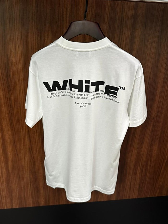 Göğüs Ve Sırt Yazı Baskılı T-Shirt