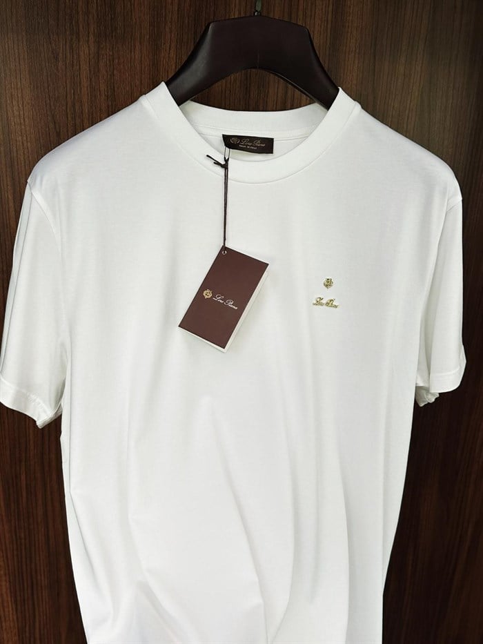 Gold Metal Logolu T-Shirt