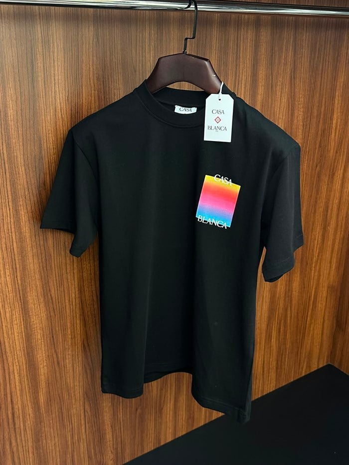 Gradient Casa Baskı Logo T-Shirt