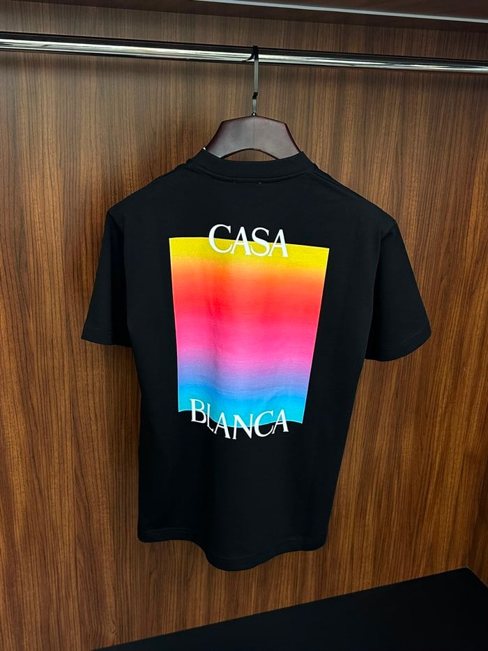 Gradient Casa Baskı Logo T-Shirt