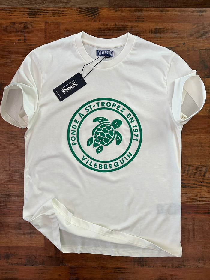 Kabartma Kamplumbağa Baskılı T-Shirt