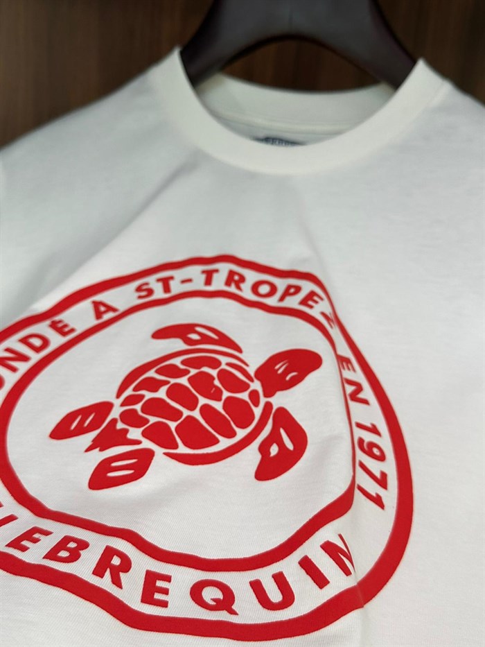 Kabartma Kamplumbağa Baskılı T-Shirt