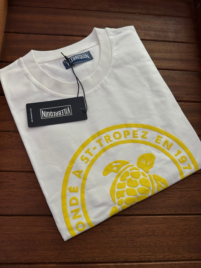 Kabartma Kamplumbağa Baskılı T-Shirt