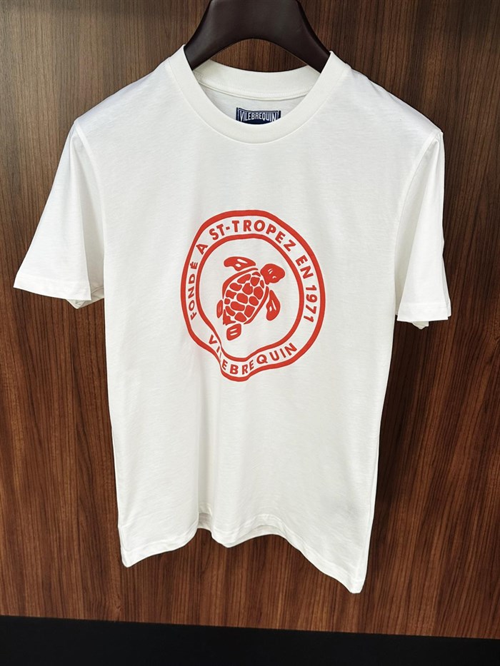 Kabartma Kamplumbağa Baskılı T-Shirt