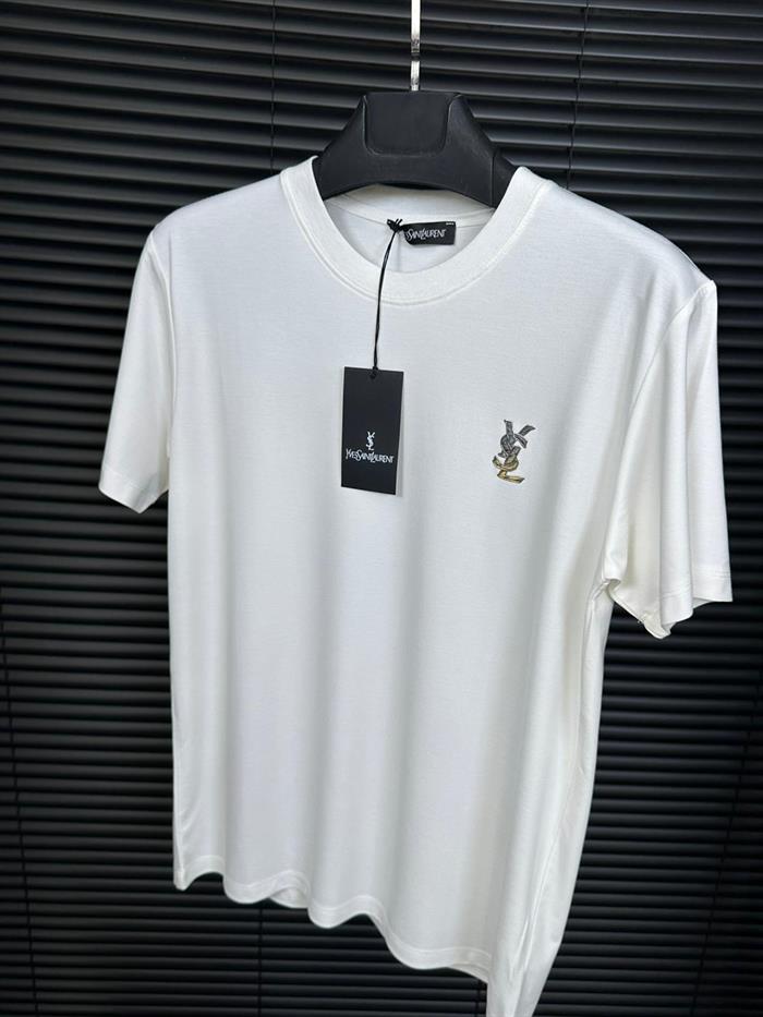 Kabartma Nakış Logolu Basic T-Shirt